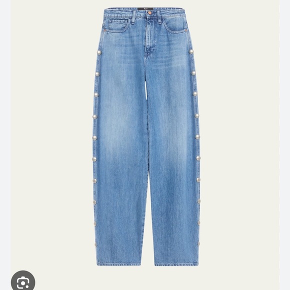 3x1 Nicole studded barrel jeans size 24